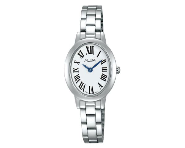 ALBA Ladies' Hand Watch FASHION Stainless Band, Silver Dial ARW029X1