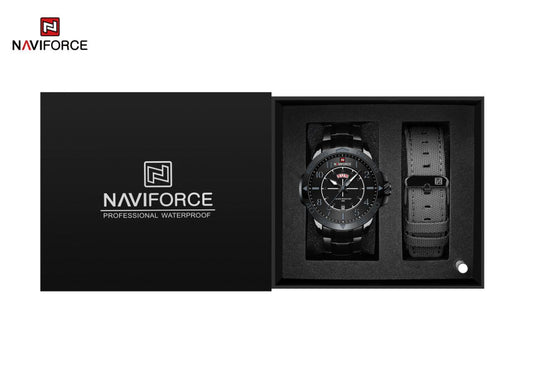 Naviforce Watch For Men 9204S B-R-B SET
