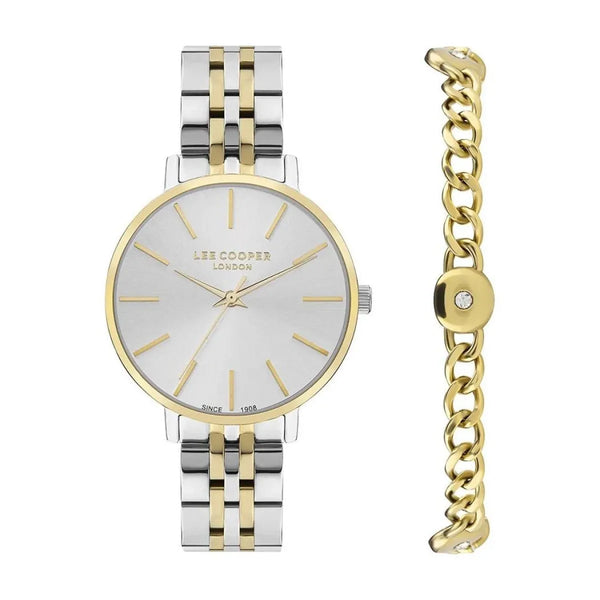 LEE COOPER Women’s Analog Silver Dial Watch – LC07857.230