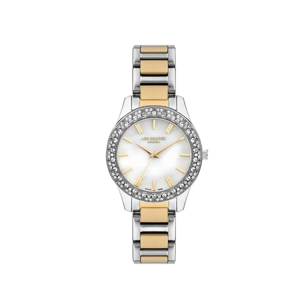 LEE COOPER Women’s Analog White MOP Dial Watch – LC07869.220